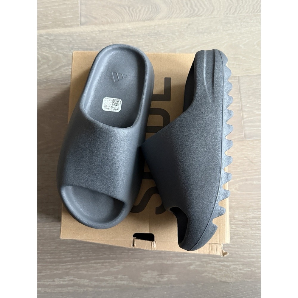 5M / 6W Adidas Yeezy Slide GRANITE BLACK ID4132 ❤️✅ BRAND NEW SHIPS ASAP YZY